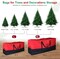 Christmas Tree Storage Bag, Fits Up to 7.5 Ft Artificial Trees, Heavy-Duty Waterproof Storage Bags with Reinforced Handles, Dual Zippers & Card Slot, 600D Oxford Extra Large Moving Bags